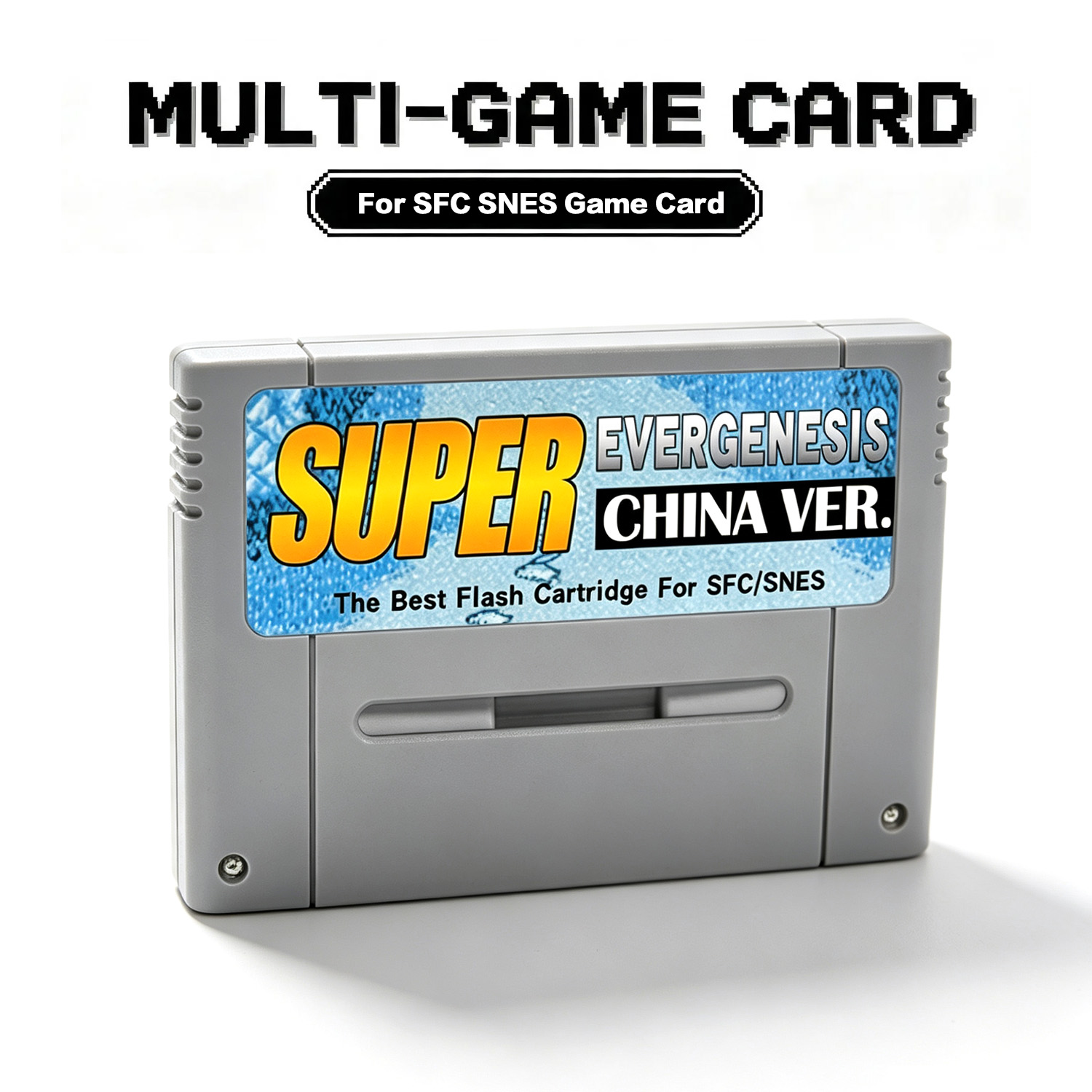 Retro Gaming Nintendo - Cartuccia Flash Super EverGenesis Compatibile con