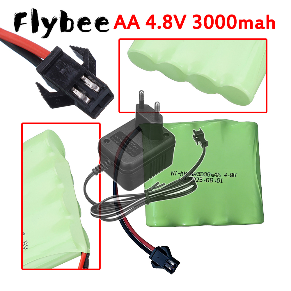 Rechargeable Battery Aa - Batteria Ricaricabile NiMH 4.8V 3000mAh AA