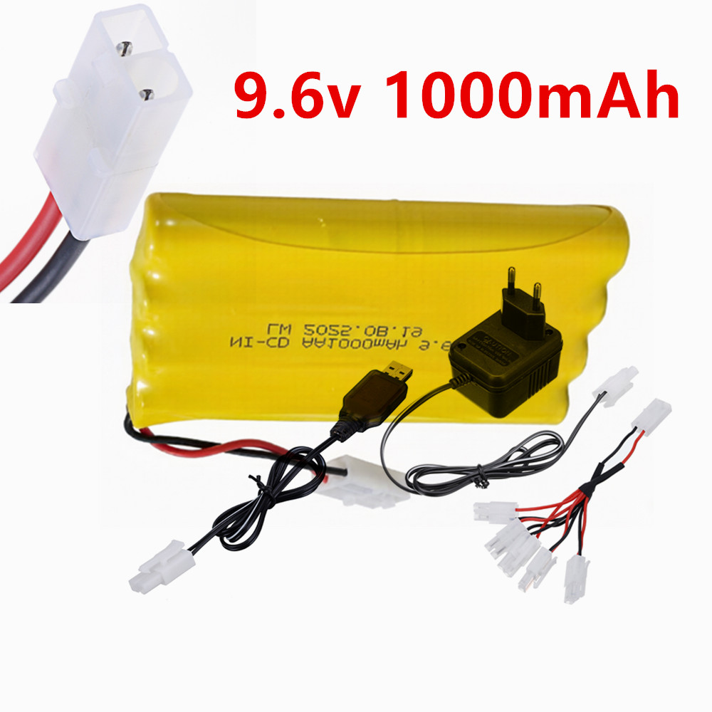 Rechargeable Battery Aa - Batteria Ricaricabile Ni-CD AA 9.6v 1000mAh