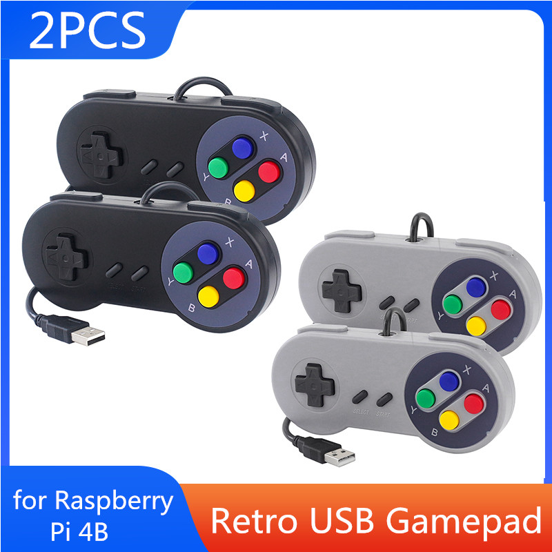 Raspberry Pi Retropie - Gamepad USB da 2 pezzi Joystick