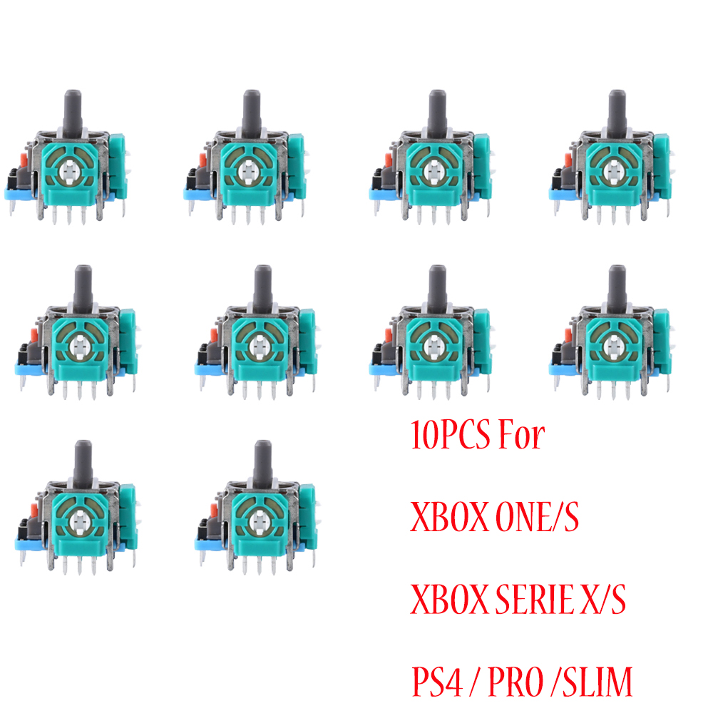 Retro Gaming Xbox 360 - 10 pz 3D Joystick Analogico Sostituzione