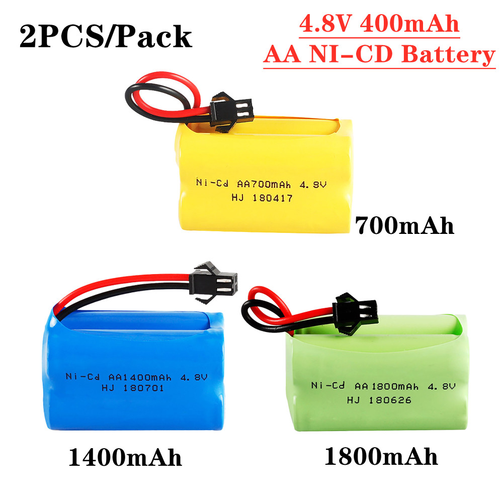 Rechargeable Battery Aa - 4.8v 700/1400/1800mah NiCd Batteria Ni-Cd Batteria
