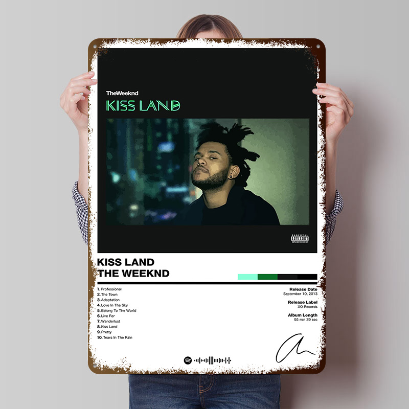 Retro Gaming Island - The Weeknd - Kiss Land Poster