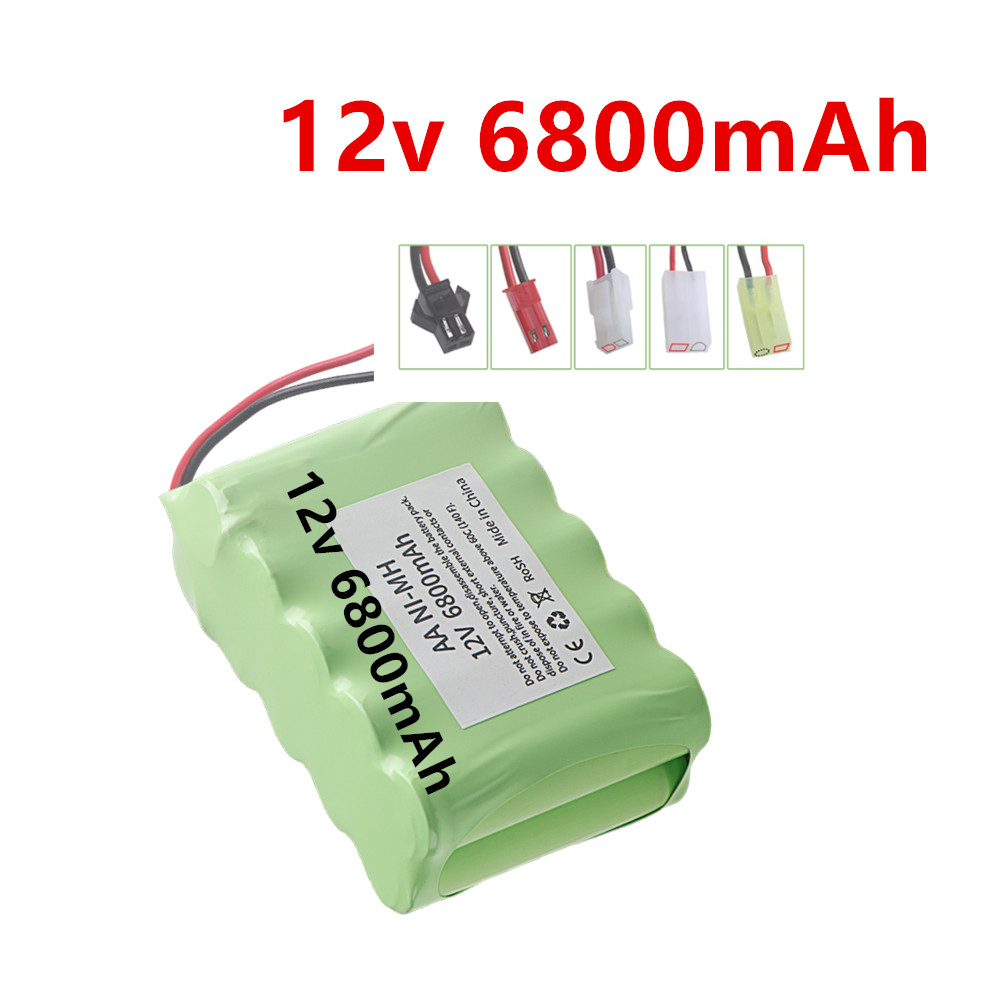 Rechargeable Battery Aa - Batteria ricaricabile NI-MH da 12 V