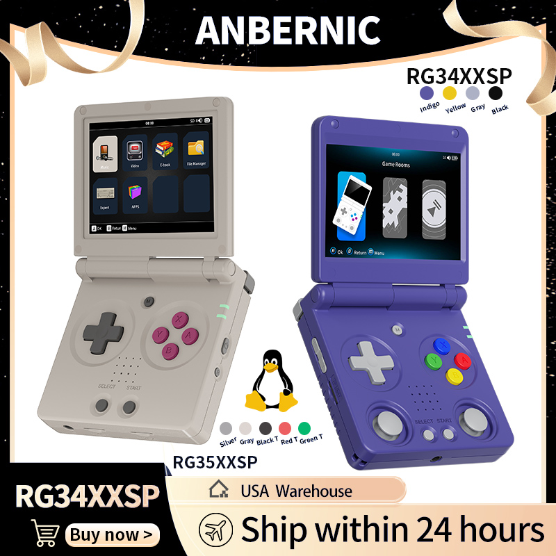 Anbernic RG34XXSP RG35XXSP Con - Retro Gaming Aesthetic recensione e prezzo