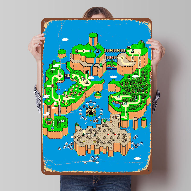 Poster in Metallo Dinosaur Lan - Retro Gaming Island recensione e prezzo