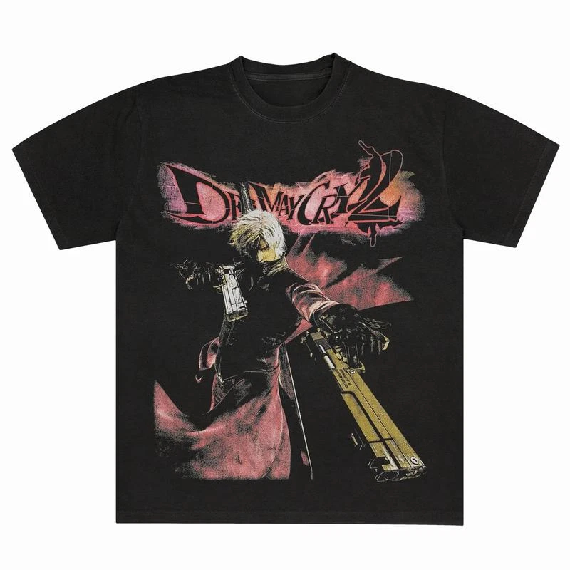 T-shirt Devil May Cry 2 Dante, - Retro Gaming Aesthetic recensione e prezzo