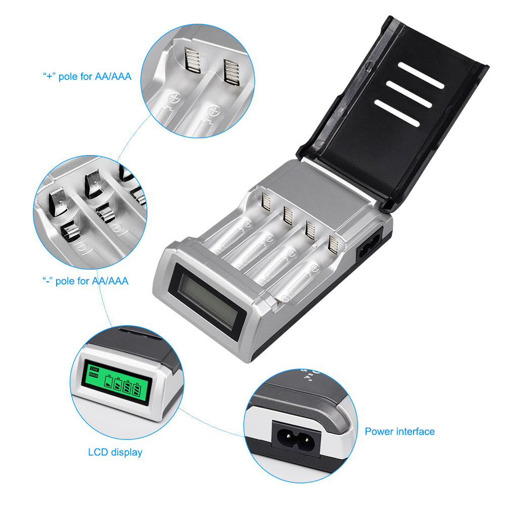 Caricabatterie PALO a 4 Slot c - Rechargeable Battery Aa recensione e prezzo