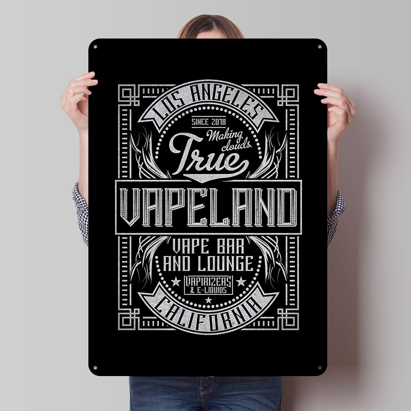 Vape Land Poster in banda stag - Retro Gaming Island recensione e prezzo