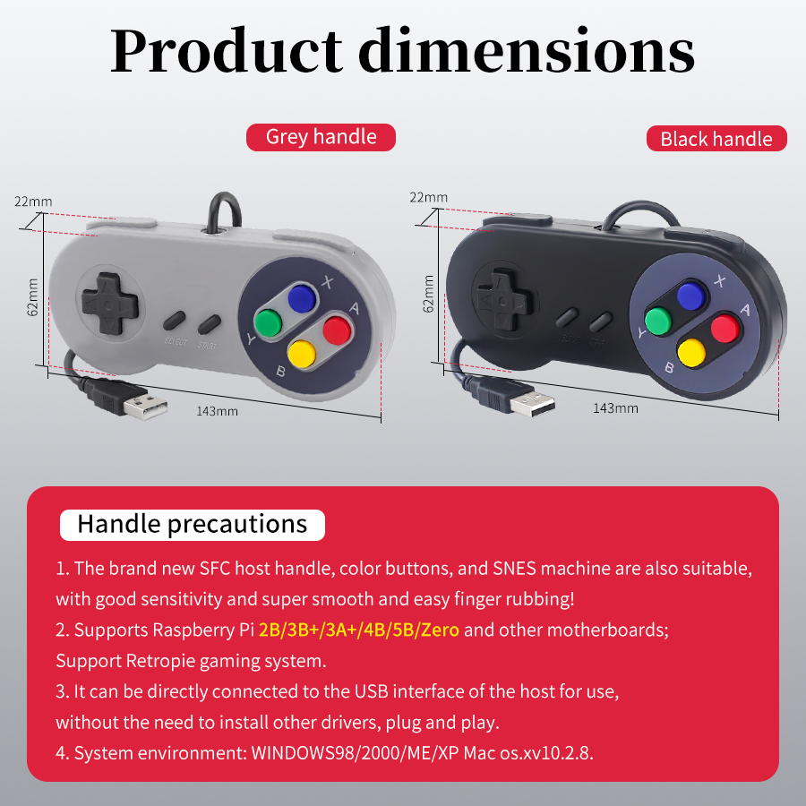 Gamepad USB Retrò per PC NESPi - Raspberry Pi Retropie recensione e prezzo