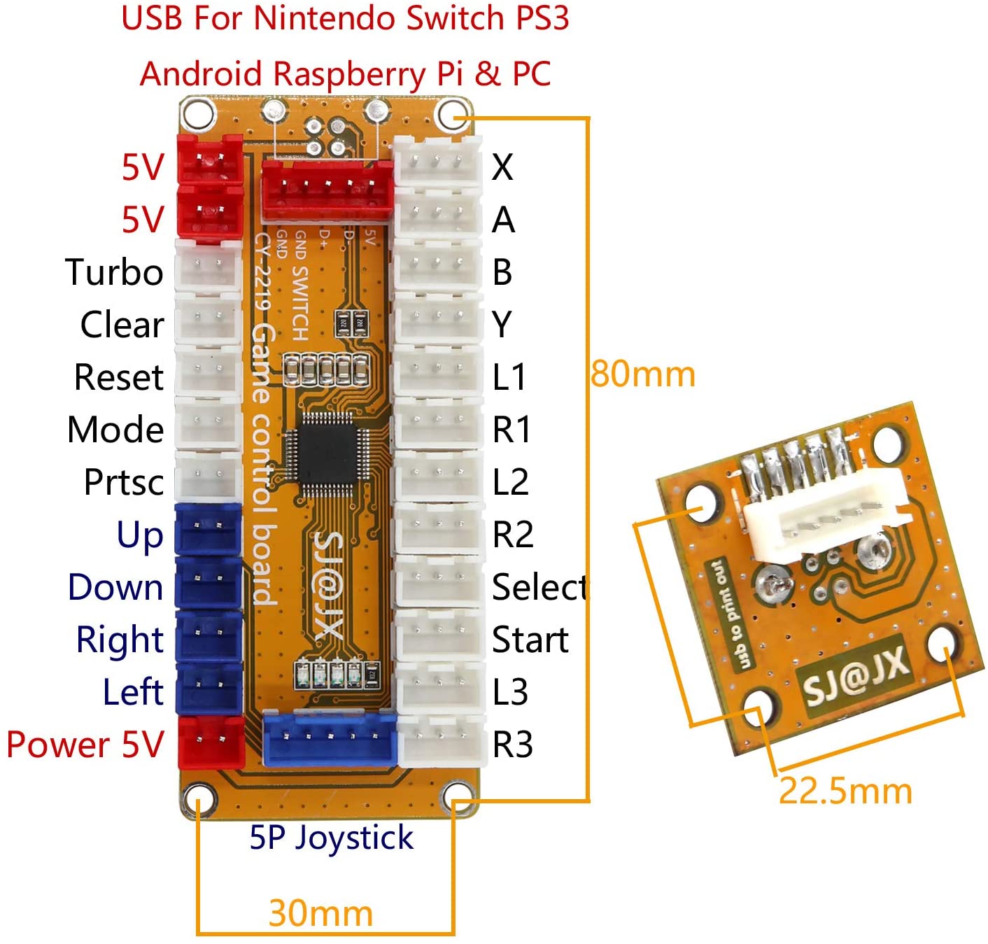 Encoder USB 5 in 1 a Latenza Z - Raspberry Pi Retropie recensione e prezzo