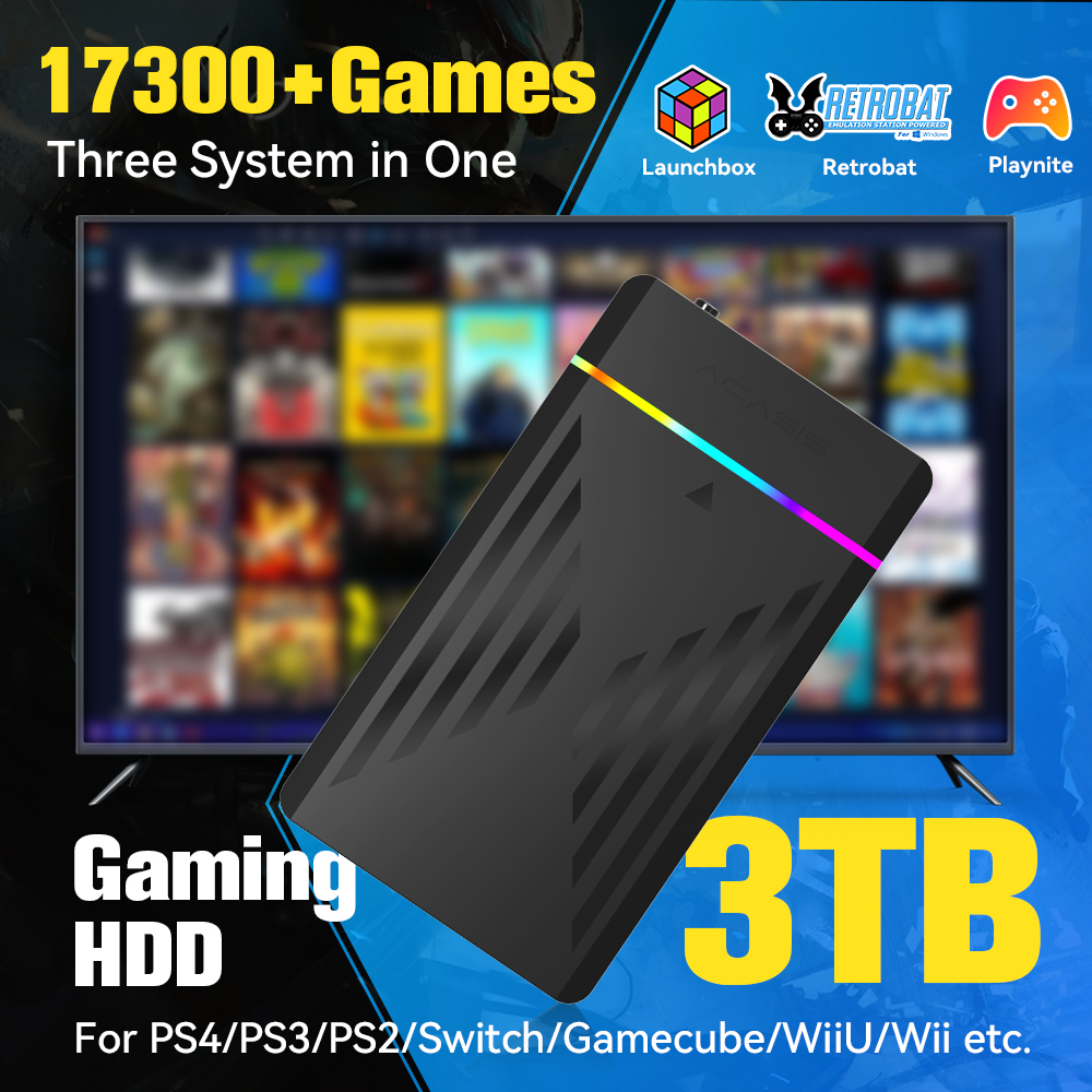HDD da gioco portatile da 3 TB - Retro Gaming Nintendo recensione e prezzo